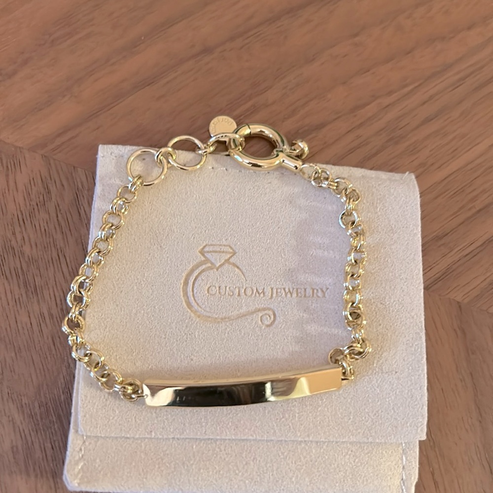 Gorjana Lou tag bracelet